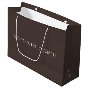 Trend Colours - Coffee Brown Large Gift Bag