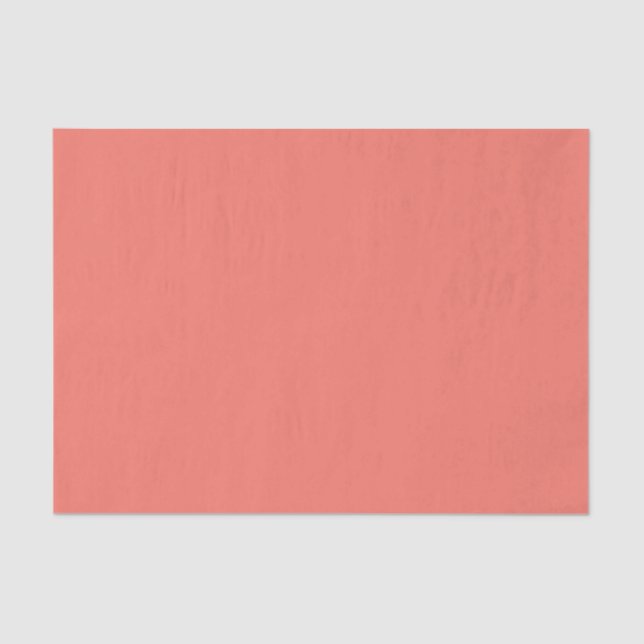 Trend Colours - Coral Sunset Colour - Solid Tissue Paper (Front)