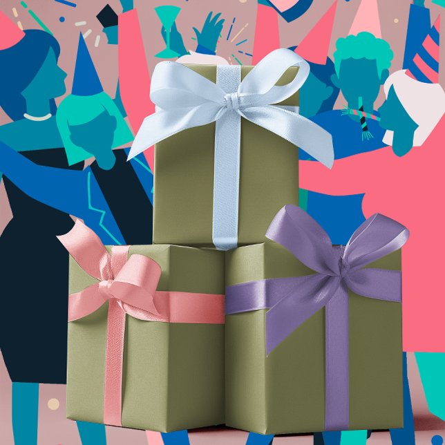 Trend Colours - Olive Green Colour - Solid Wrapping Paper Sheet (Creator Uploaded)