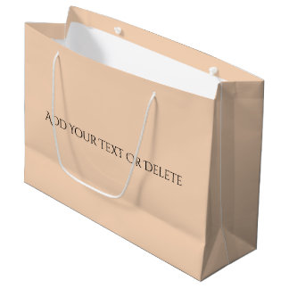 Trend Colours - Peach Blush Large Gift Bag