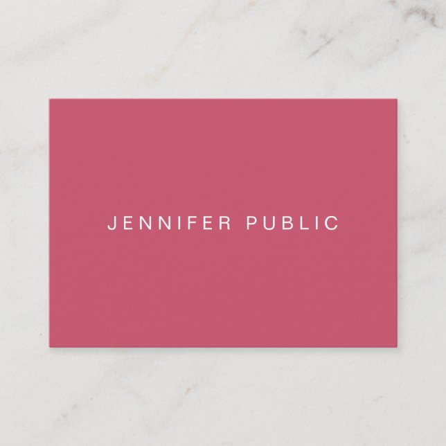 Trend Colours Template Professional Modern Simple Business Card (Front)