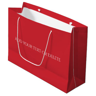 Trend Colours - Vibrant Red Large Gift Bag