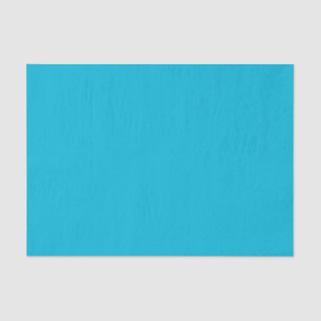 Trend Colours - Vivid Cyan Tissue Paper (Front)