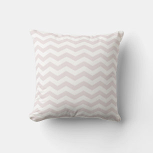 Trend Pastel Colours Template Beige White Stripes Throw Pillow