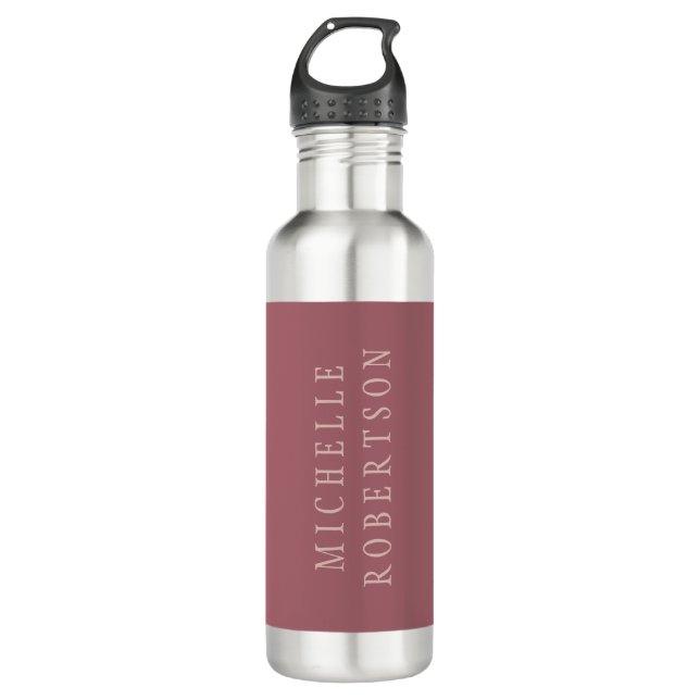 Trend Rose Dust Gold Creative Unique Classical 710 Ml Water Bottle (Front)