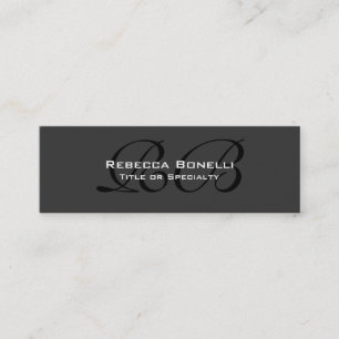 Trend skinny size consultant manager business card