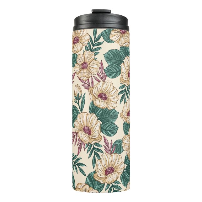 trend trendy fall fashion women trendy queen hoodi thermal tumbler (Front)