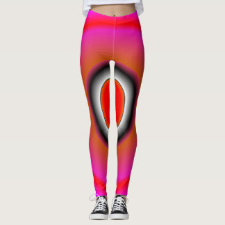 Trending Abstract pink Leggings