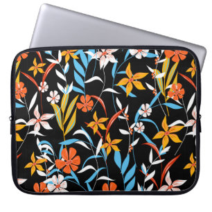 Trending abstract seamless pattern with colourful laptop sleeve