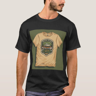 Trending black T shirts with Vector illustration d