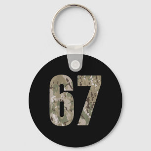 Trending Gen Alpha Six Seven 6 7 Meme Cam Multi Ca Keychain
