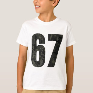 Trending Gen Alpha Six Seven 6 7 Meme Cam Multi Ca T-Shirt