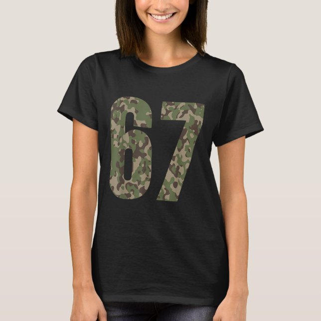 Trending Gen Alpha Six Seven 6 7 Meme Cam Multi Ca T-Shirt (Front)