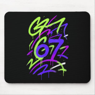 Trending Gen Z Alpha Six Seven 6 7 _5 Mouse Pad