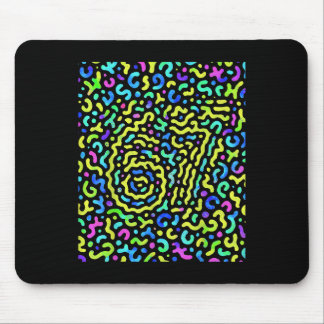 Trending Gen Z Alpha Six Seven 6 7 _6  Mouse Pad