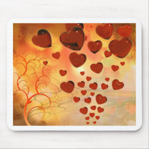 Trending love hearts, accessories. Valentines day Mouse Pad