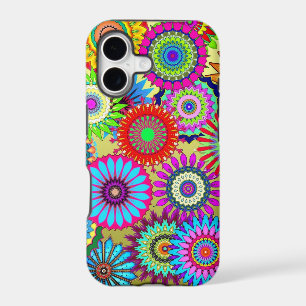 Trending Psychadelic Flower Power Print Accessory
