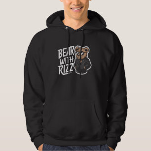 Trending Rizzler Meme Humour Rizzler Merch Viral M Hoodie