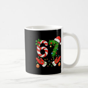 Trending Six Seven Meme Christmas 67 Santa Funny C Coffee Mug