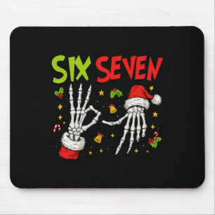 Trending Six Seven Meme Christmas 67 Xmas Men Wome Mouse Pad
