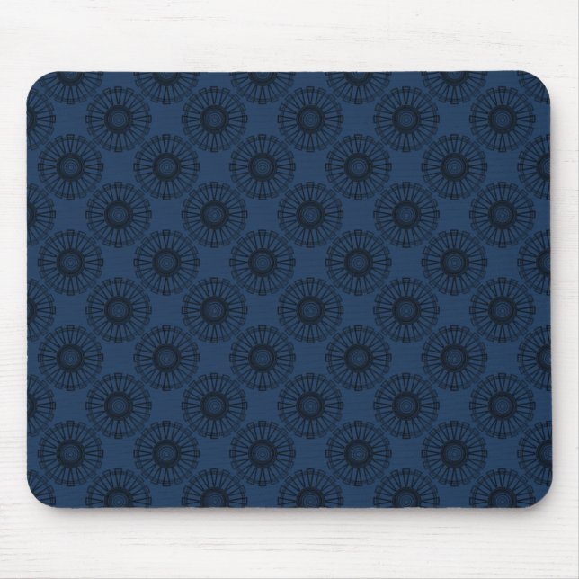 Trendsetter Mousepad, Dark Blue Mouse Pad (Front)