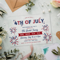 Trendy 4th Of July Independence Day Party