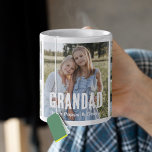 Trendy 5 Photo Collage Grandad Coffee Mug<br><div class="desc">Looking for a meaningful Father’s Day present? Design a 5 photo mug by choosing your best pictures and personalizing the template text. Bring a smile to Grandad every morning with a gift made just for her. Personalize yours today.</div>