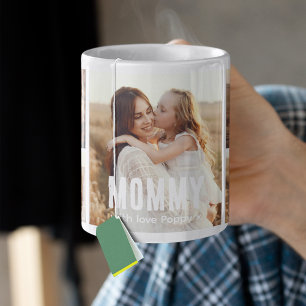 Trendy 5 Photo Collage Mommy Coffee Mug