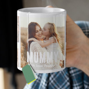 Trendy 5 Photo Collage Mummy Coffee Mug