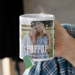 Trendy 5 Photo Collage Poppop Coffee Mug<br><div class="desc">Looking for a meaningful Father’s Day present? Design a 5 photo mug by choosing your best pictures and personalizing the template text. Bring a smile to Poppop every morning with a gift made just for her. Personalize yours today.</div>