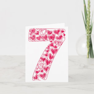 Trendy 6 7 Viral Sketch Heart 67 Cute Valentine Ma Card