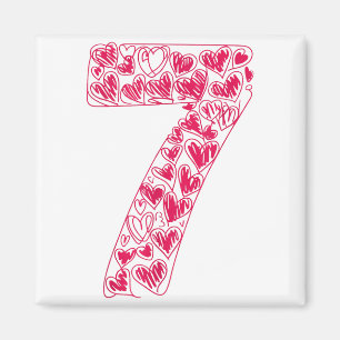 Trendy 6 7 Viral Sketch Heart 67 Cute Valentine Ma Magnet