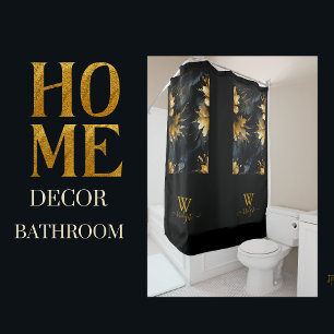 trendy abstract black gold marble
