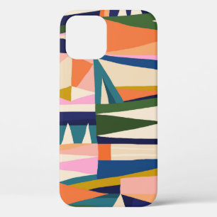 Trendy Abstract: Colourful Hand Drawn. iPhone 12 Case
