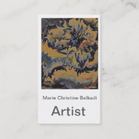 Trendy Abstract Gold Beige Navy Artsy Professional