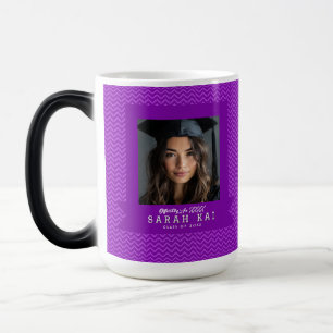 Trendy Abstract Print Mom Graduation Gift Magic Mug