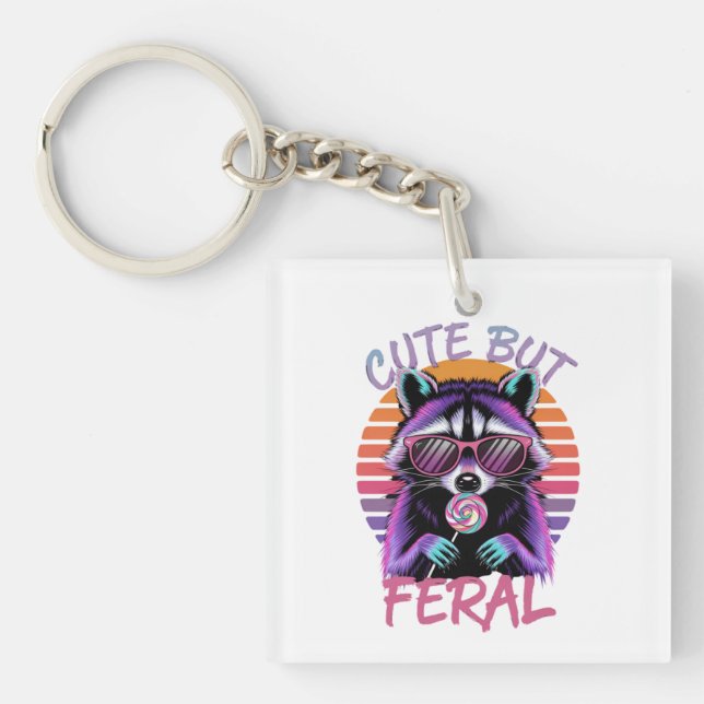 Trendy Acrylic Keychain – Perfect for Everyday Car (Front)