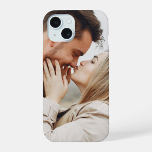 Trendy Add Your Selfie Photo Custom iPhone 15 Case