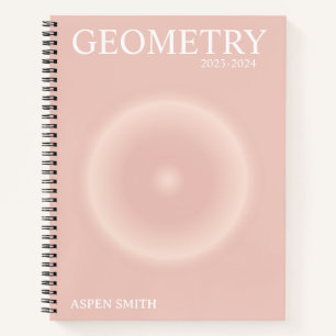 Trendy Aesthetic Brown Aura  Notebook