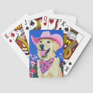 Trendy Aesthetic Cute Preppy Dog Playing Cards