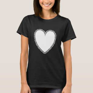 Trendy Aesthetic Decorative Heart T-Shirt