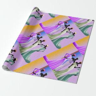 Trendy African American Wrapping Paper