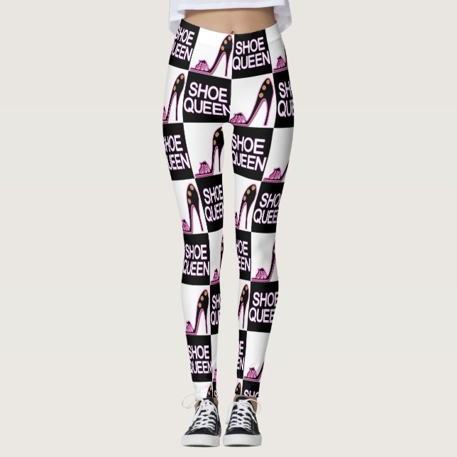 TRENDY AND CHIC SHOE LOVER LEGGINGS (Front)