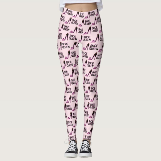 TRENDY AND CHIC SHOE QUEEN LEGGINGS (Front)