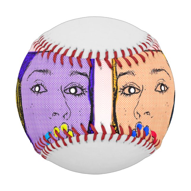 Trendy and Colourful Baseball (Front)
