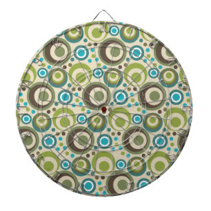Trendy and Modern Circle Pattern Dartboard