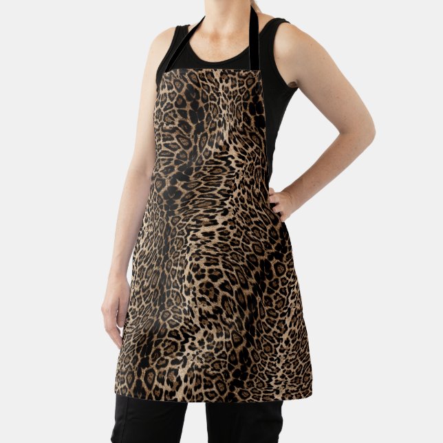 Trendy Animal All-Over Print Apron (Insitu)