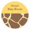 Trendy Animal Print Stickers Envelope Seals