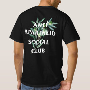 Trendy Anti Apartheid Social Club Olive Vine T-Shirt