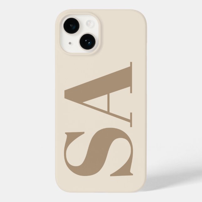 trendy Antique Blanc avec étui Case-Mate monogramm (Verso)